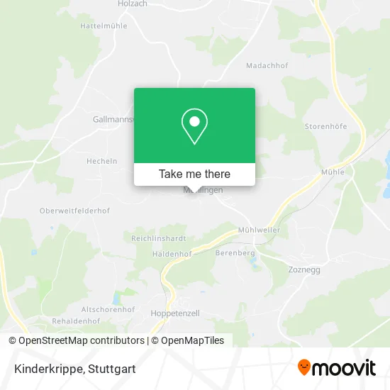 Карта Kinderkrippe