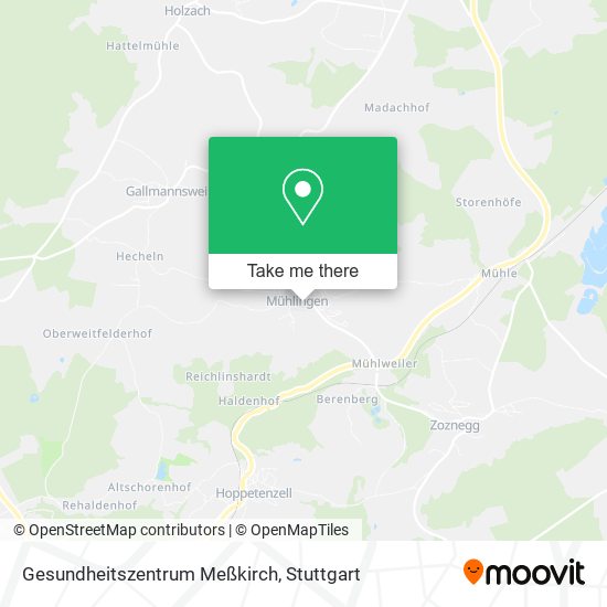 Карта Gesundheitszentrum Meßkirch