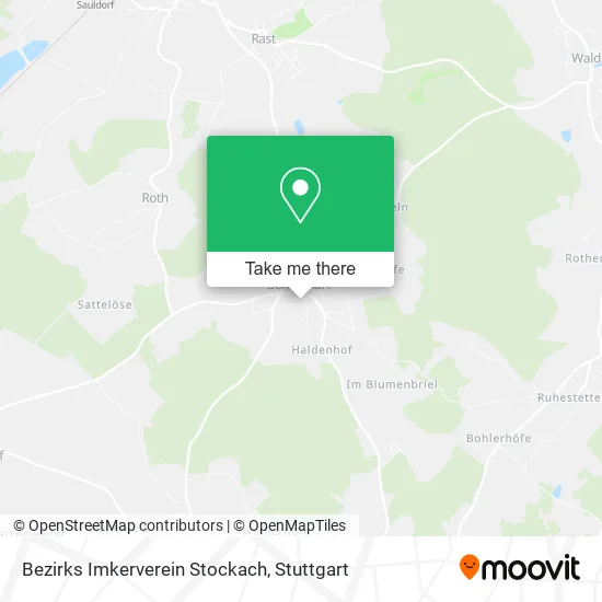 Карта Bezirks Imkerverein Stockach
