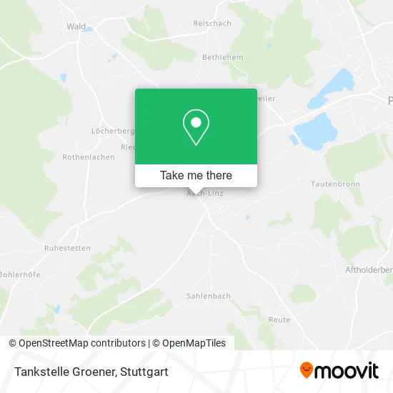 Карта Tankstelle Groener