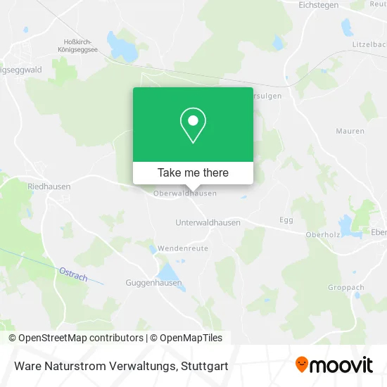 Карта Ware Naturstrom Verwaltungs