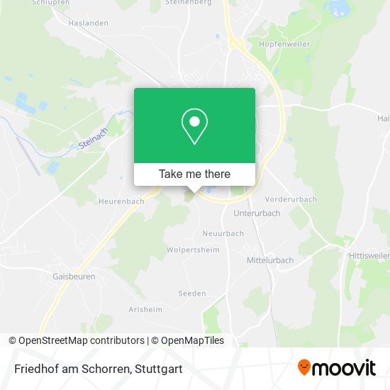 Friedhof am Schorren map