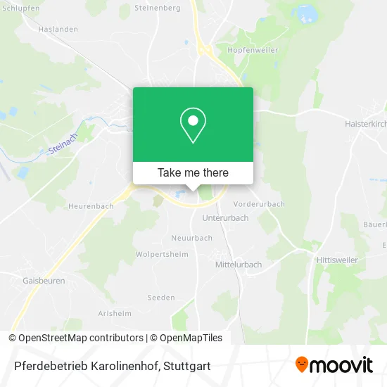 Карта Pferdebetrieb Karolinenhof