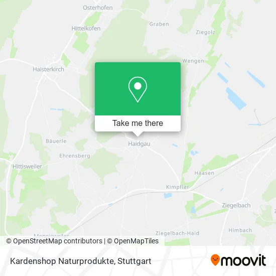 Kardenshop Naturprodukte map