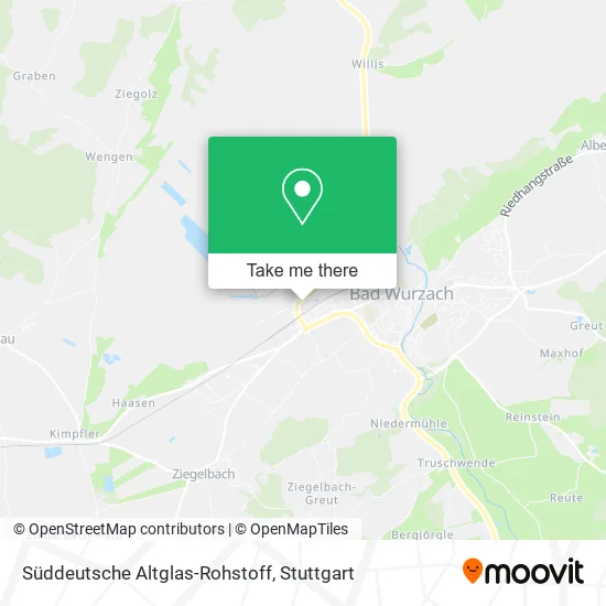 Карта Süddeutsche Altglas-Rohstoff