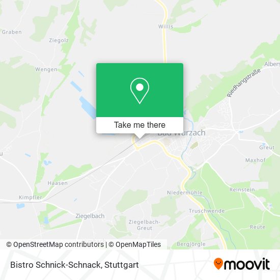 Bistro Schnick-Schnack map