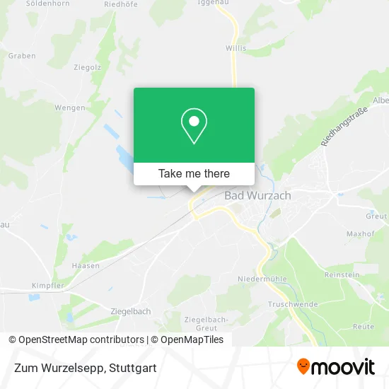 Карта Zum Wurzelsepp