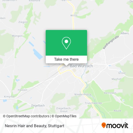 Nesrin Hair and Beauty map