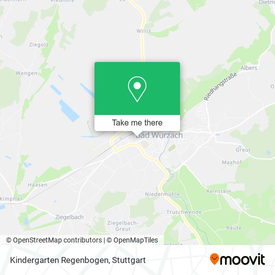 Карта Kindergarten Regenbogen