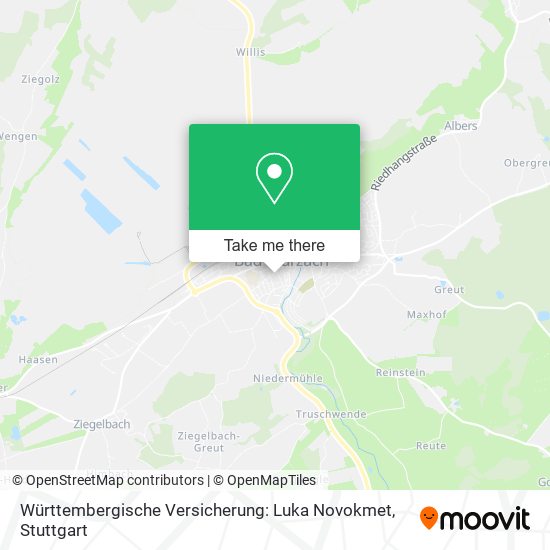 Карта Württembergische Versicherung: Luka Novokmet