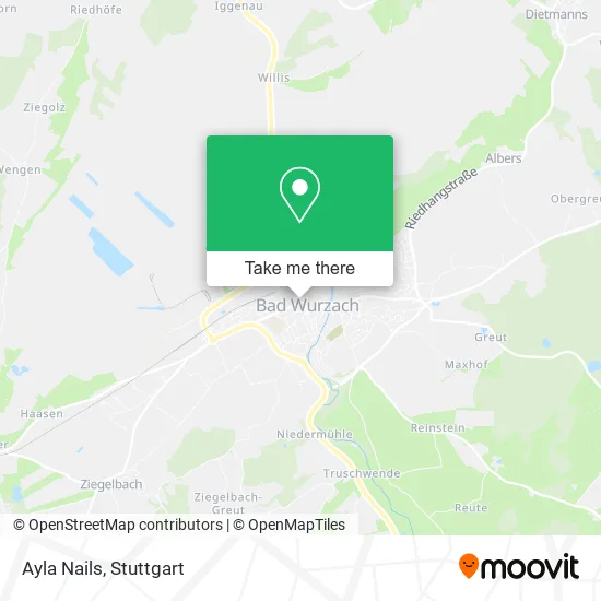 Ayla Nails map