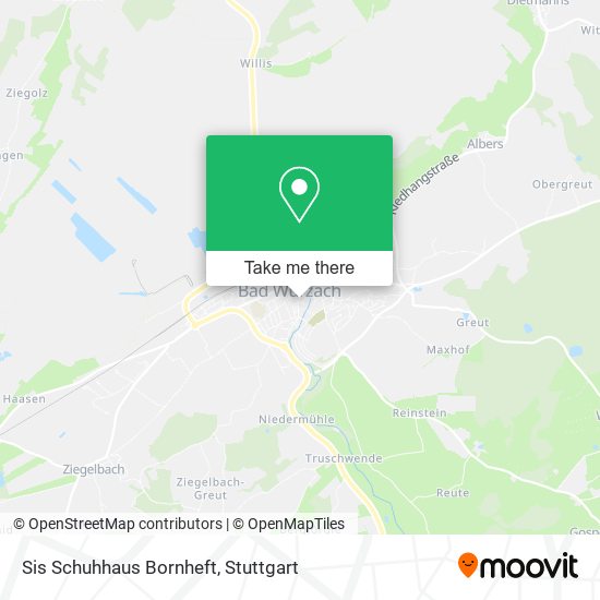Sis Schuhhaus Bornheft map