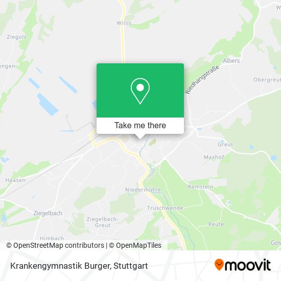 Krankengymnastik Burger map