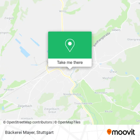 Карта Bäckerei Mayer