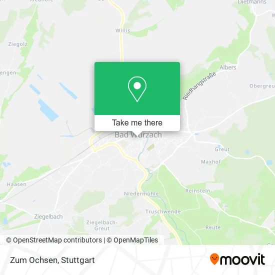 Карта Zum Ochsen