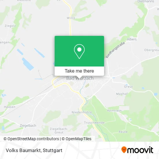 Карта Volks Baumarkt