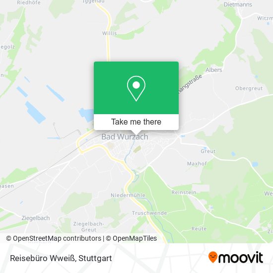Карта Reisebüro Wweiß