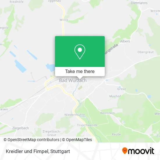 Карта Kreidler und Fimpel