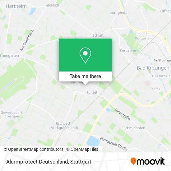 Карта Alarmprotect Deutschland