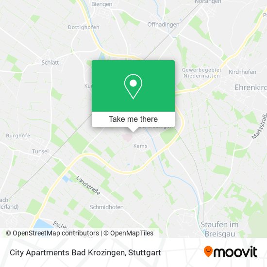 City Apartments Bad Krozingen map