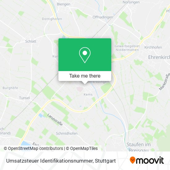 Umsatzsteuer Identifikationsnummer map