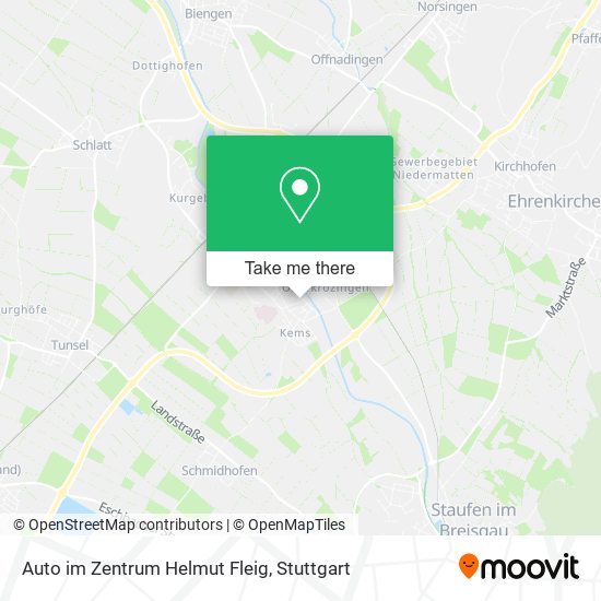 Auto im Zentrum Helmut Fleig map