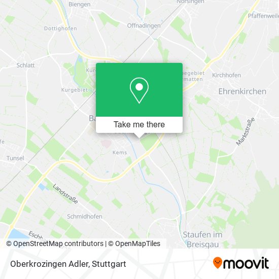Oberkrozingen Adler map