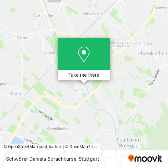 Карта Schwörer Daniela Sprachkurse