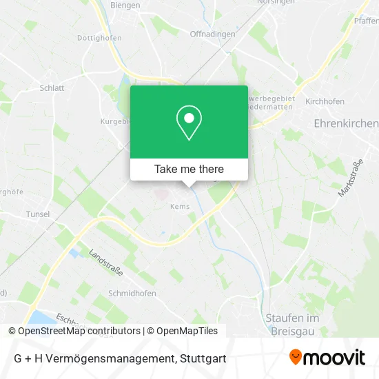 Карта G + H Vermögensmanagement