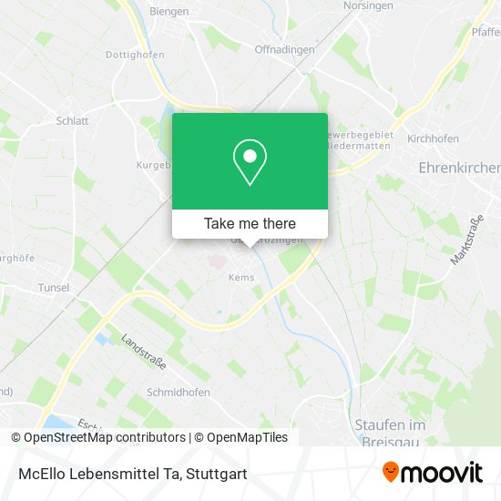 McEllo Lebensmittel Ta map