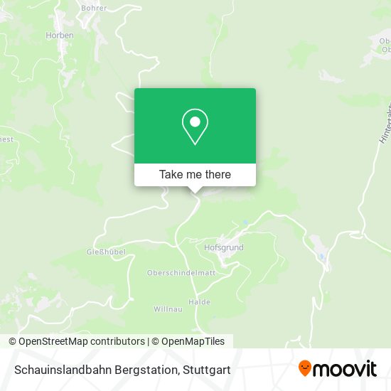 Schauinslandbahn Bergstation map