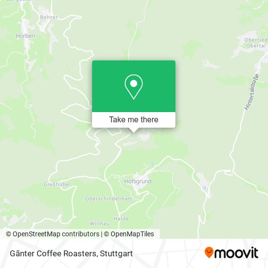 Gãnter Coffee Roasters map