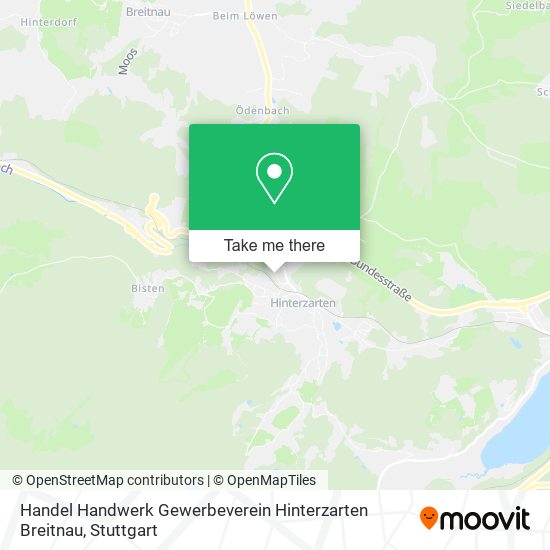Handel Handwerk Gewerbeverein Hinterzarten Breitnau map