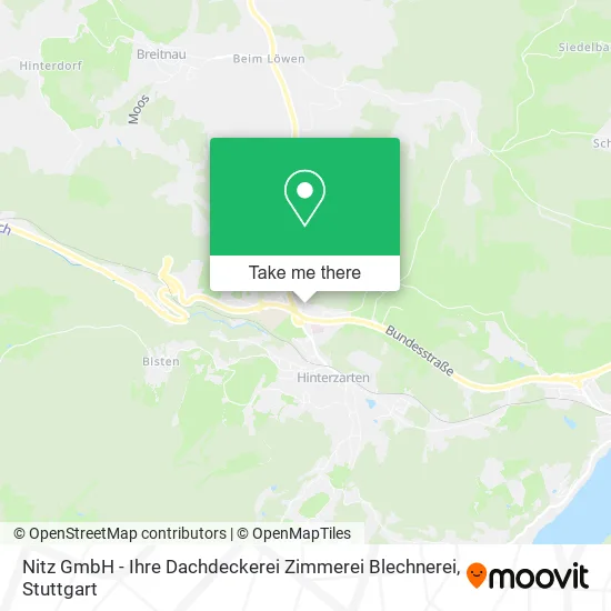 Карта Nitz GmbH - Ihre Dachdeckerei Zimmerei Blechnerei