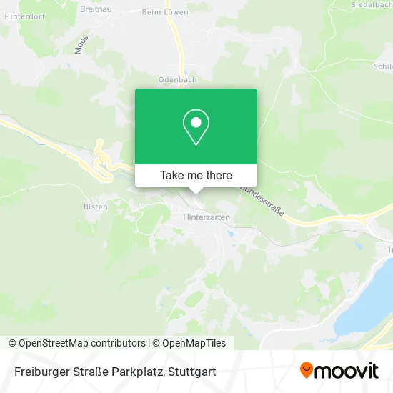 Карта Freiburger Straße Parkplatz