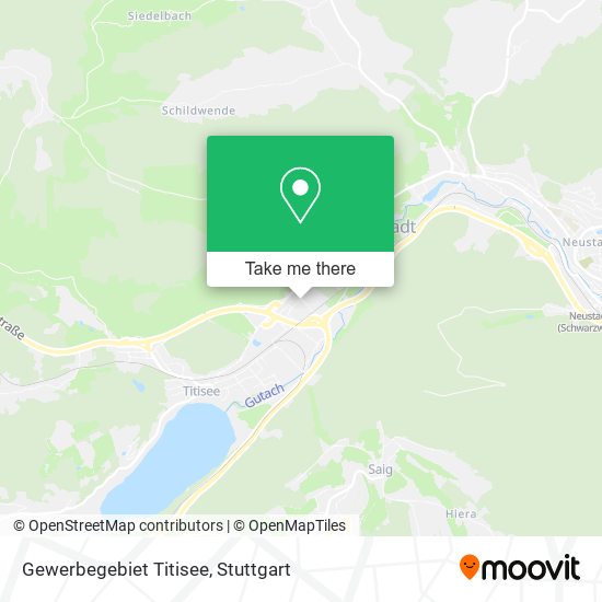 Gewerbegebiet Titisee map