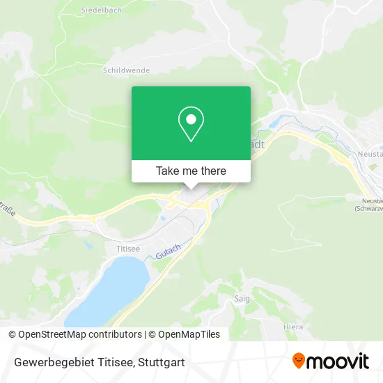 Карта Gewerbegebiet Titisee