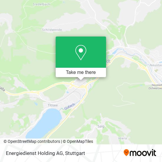 Energiedienst Holding AG map