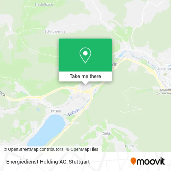 Карта Energiedienst Holding AG