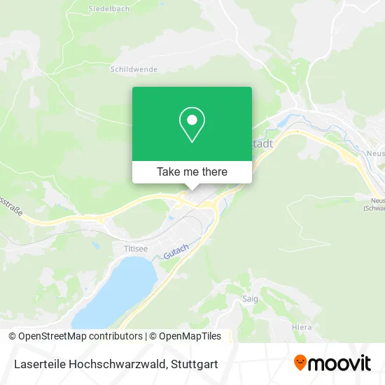 Карта Laserteile Hochschwarzwald