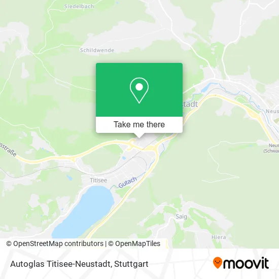 Карта Autoglas Titisee-Neustadt