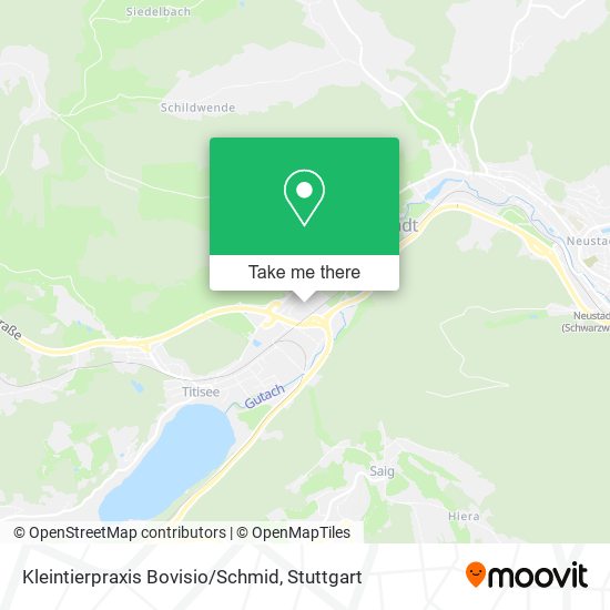 Kleintierpraxis Bovisio/Schmid map