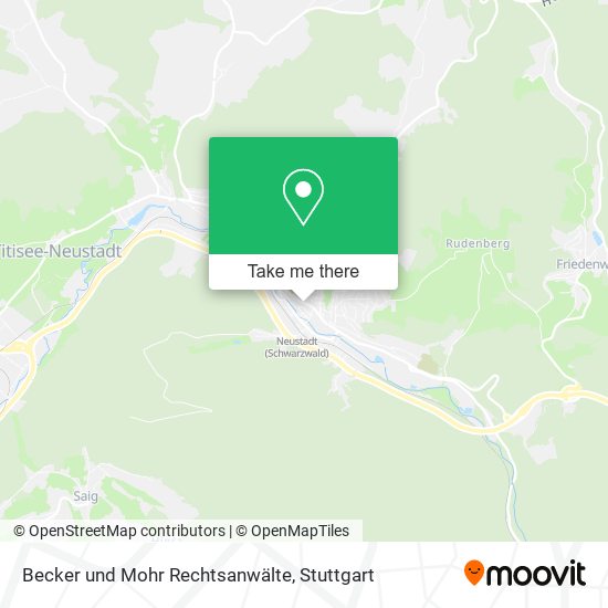 Becker und Mohr Rechtsanwälte map