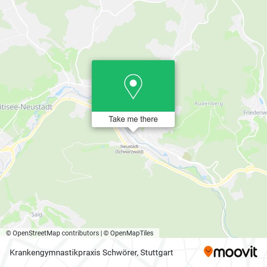 Krankengymnastikpraxis Schwörer map