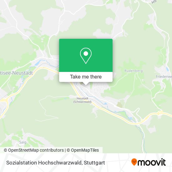 Sozialstation Hochschwarzwald map