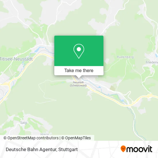 Карта Deutsche Bahn Agentur