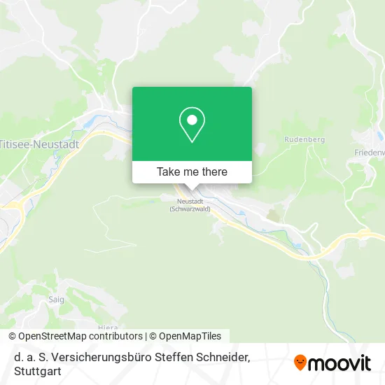 Карта d. a. S. Versicherungsbüro Steffen Schneider