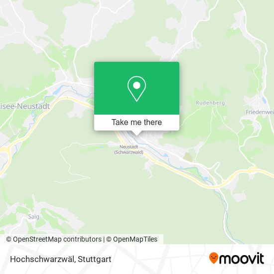Hochschwarzwäl map