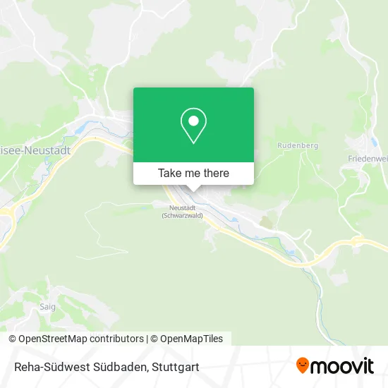 Карта Reha-Südwest Südbaden
