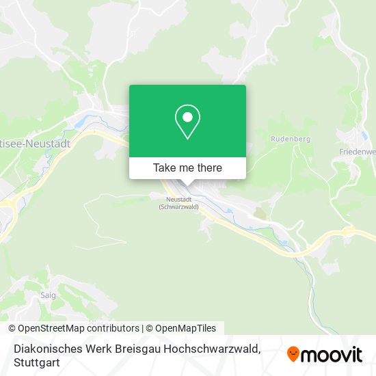 Diakonisches Werk Breisgau Hochschwarzwald map